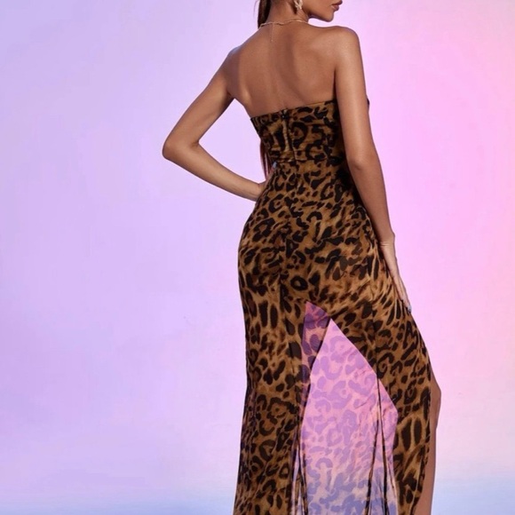 Bella Barnett Beautiful Leopard Print Maxi Dress - Picture 6 of 7